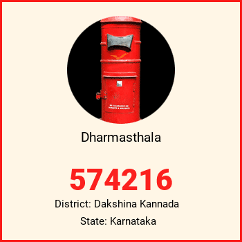 Dharmasthala pin code, district Dakshina Kannada in Karnataka