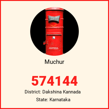 Muchur pin code, district Dakshina Kannada in Karnataka