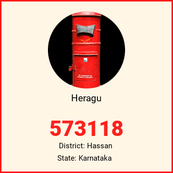 Heragu pin code, district Hassan in Karnataka