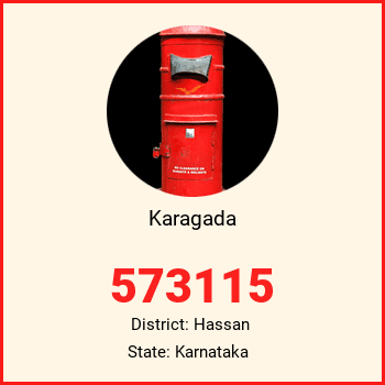 Karagada pin code, district Hassan in Karnataka