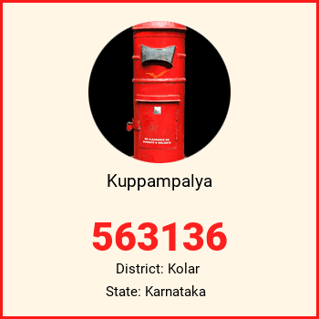 Kuppampalya pin code, district Kolar in Karnataka