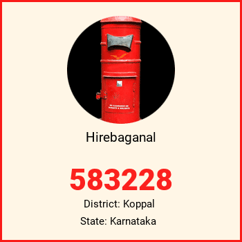 Hirebaganal pin code, district Koppal in Karnataka