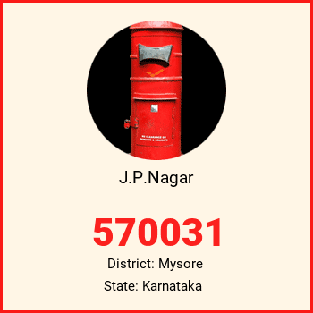 J.P.Nagar pin code, district Mysore in Karnataka