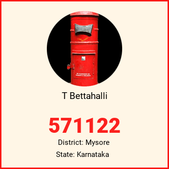 T Bettahalli pin code, district Mysore in Karnataka