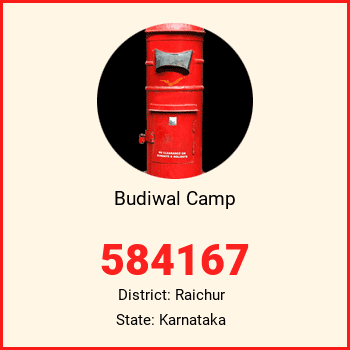 Budiwal Camp pin code, district Raichur in Karnataka