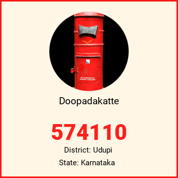 Doopadakatte pin code, district Udupi in Karnataka