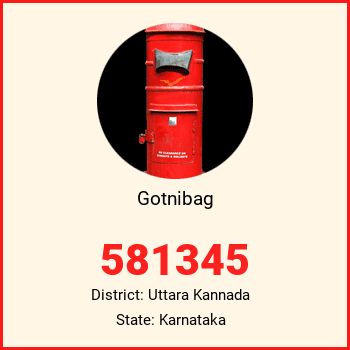 Gotnibag pin code, district Uttara Kannada in Karnataka