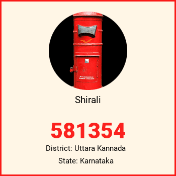 Shirali pin code, district Uttara Kannada in Karnataka