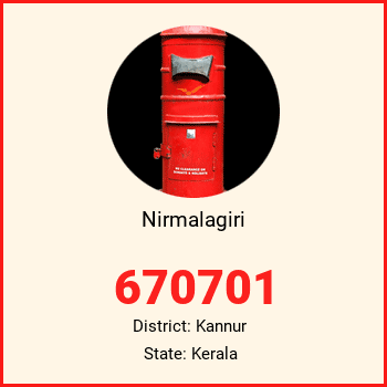 Nirmalagiri pin code, district Kannur in Kerala