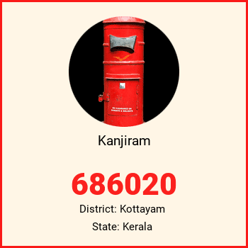 Kanjiram pin code, district Kottayam in Kerala