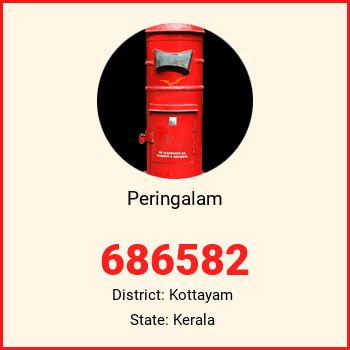 Peringalam pin code, district Kottayam in Kerala