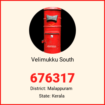 Velimukku South pin code, district Malappuram in Kerala
