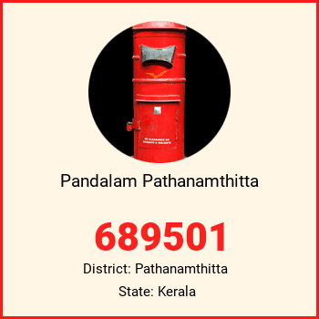 Pandalam Pathanamthitta pin code, district Pathanamthitta in Kerala