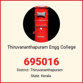 Thiruvananthapuram Engg College pin code, district Thiruvananthapuram in Kerala