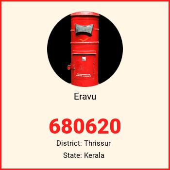 Eravu pin code, district Thrissur in Kerala