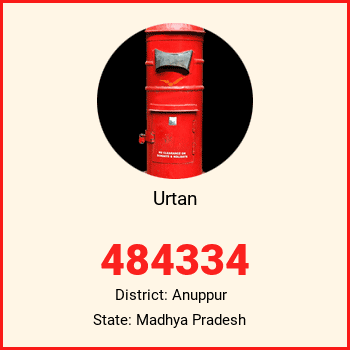 Urtan pin code, district Anuppur in Madhya Pradesh