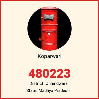 Koparwari pin code, district Chhindwara in Madhya Pradesh