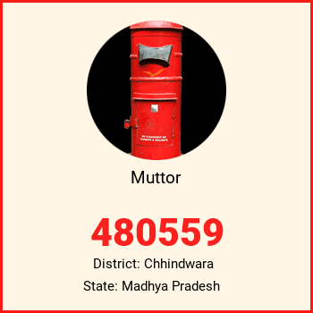 Muttor pin code, district Chhindwara in Madhya Pradesh