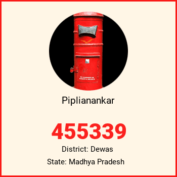 Piplianankar pin code, district Dewas in Madhya Pradesh