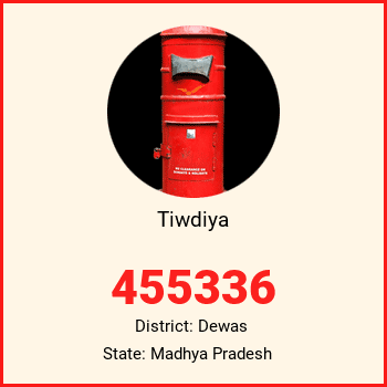 Tiwdiya pin code, district Dewas in Madhya Pradesh