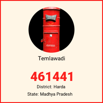 Temlawadi pin code, district Harda in Madhya Pradesh