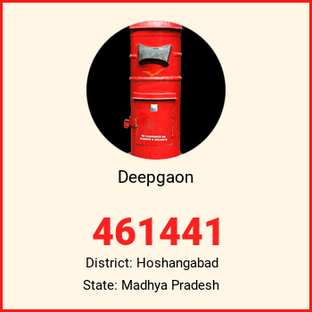 Deepgaon pin code, district Hoshangabad in Madhya Pradesh