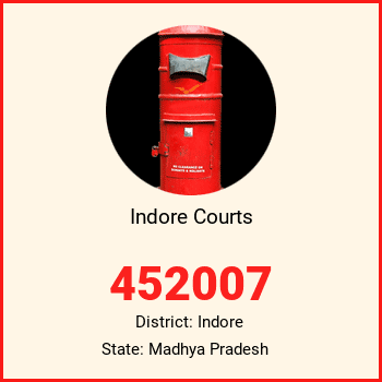 Indore Courts pin code, district Indore in Madhya Pradesh