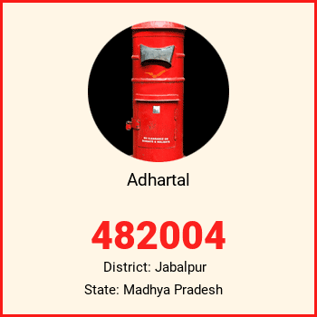 Adhartal pin code, district Jabalpur in Madhya Pradesh