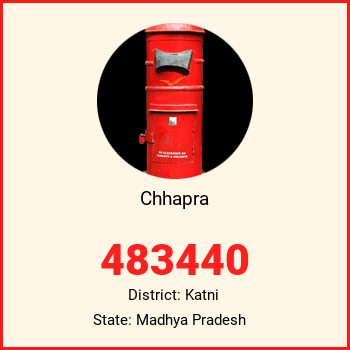 Chhapra pin code, district Katni in Madhya Pradesh