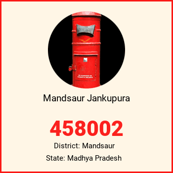 Mandsaur Jankupura pin code, district Mandsaur in Madhya Pradesh