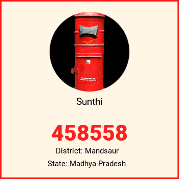 Sunthi pin code, district Mandsaur in Madhya Pradesh