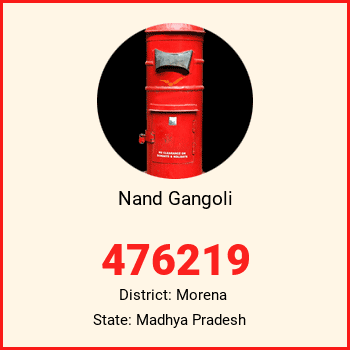 Nand Gangoli pin code, district Morena in Madhya Pradesh