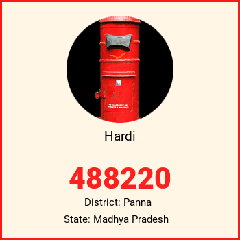 Hardi pin code, district Panna in Madhya Pradesh