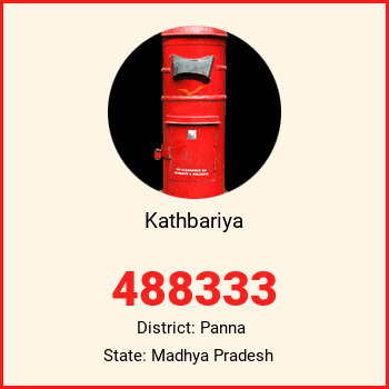 Kathbariya pin code, district Panna in Madhya Pradesh