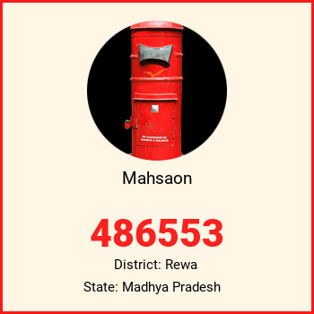 Mahsaon pin code, district Rewa in Madhya Pradesh
