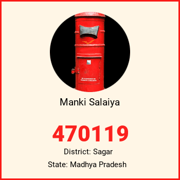 Manki Salaiya pin code, district Sagar in Madhya Pradesh