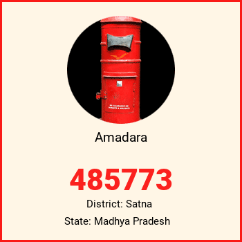 Amadara pin code, district Satna in Madhya Pradesh