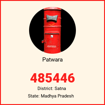 Patwara pin code, district Satna in Madhya Pradesh