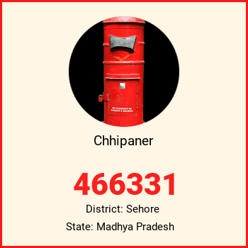 Chhipaner pin code, district Sehore in Madhya Pradesh