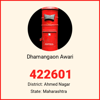 Dhamangaon Awari pin code, district Ahmed Nagar in Maharashtra