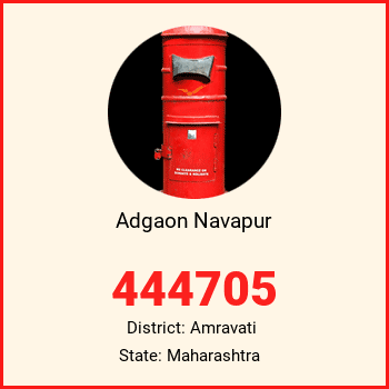 Adgaon Navapur pin code, district Amravati in Maharashtra