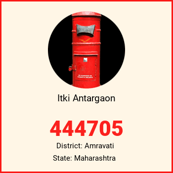 Itki Antargaon pin code, district Amravati in Maharashtra