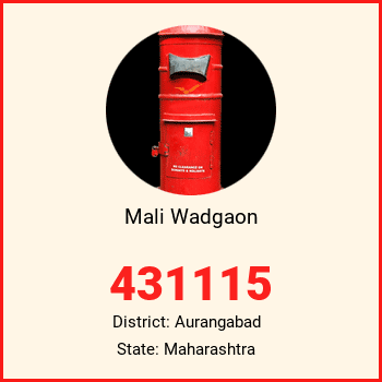 Mali Wadgaon pin code, district Aurangabad in Maharashtra