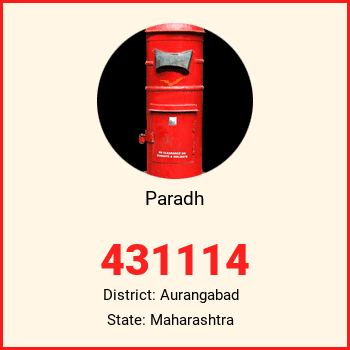 Paradh pin code, district Aurangabad in Maharashtra
