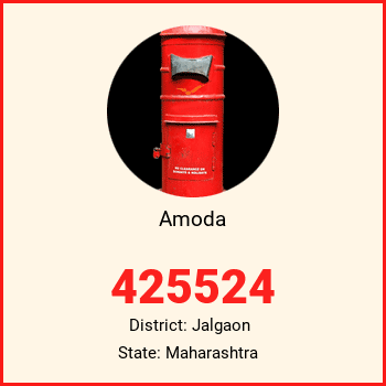 Amoda pin code, district Jalgaon in Maharashtra