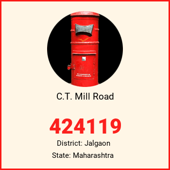 C.T. Mill Road pin code, district Jalgaon in Maharashtra
