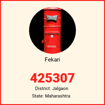 Fekari pin code, district Jalgaon in Maharashtra