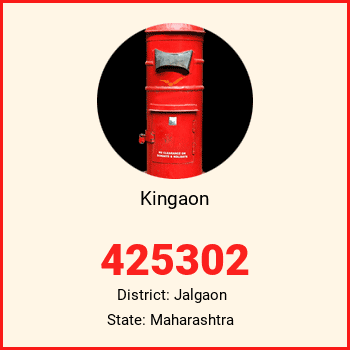 Kingaon pin code, district Jalgaon in Maharashtra