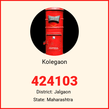 Kolegaon pin code, district Jalgaon in Maharashtra