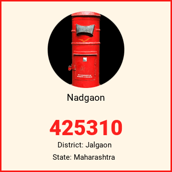 Nadgaon pin code, district Jalgaon in Maharashtra